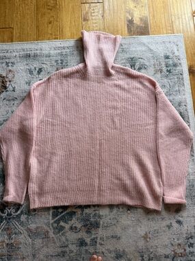 J. Crew Light Pink Turtleneck Sweater